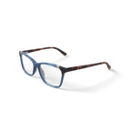 Women's MV025 Kelley Square Prescription Eyeglasses with Case, Blue