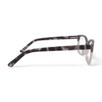 Women's HC207 Cat Eye Prescription Eyeglasses with Case, Brown Tortoise Gradient