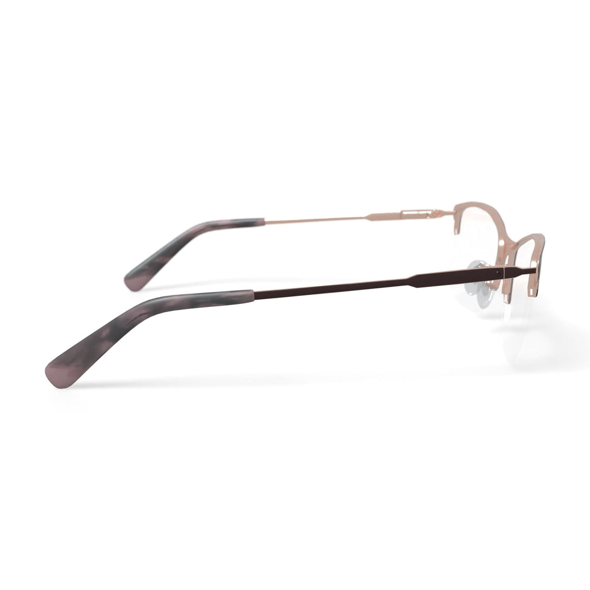Kenneth Cole Women's KC0843-1 Browline Prescription Eyeglasses with Case, Pink