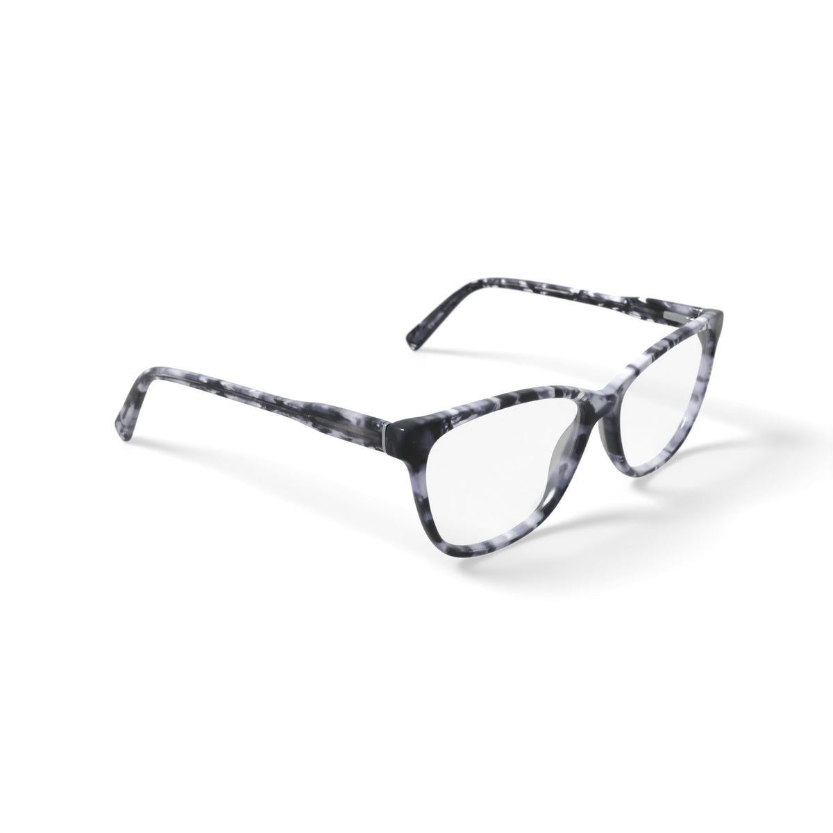 M America Women's Halsey Square Prescription Eyeglasses with Case, Gray