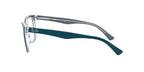  Women's Size 53 Phantos Butterfly RB5285 Optics Prescription Eyeglasses with Case, Turquoise On Transparent/Demo Lens
