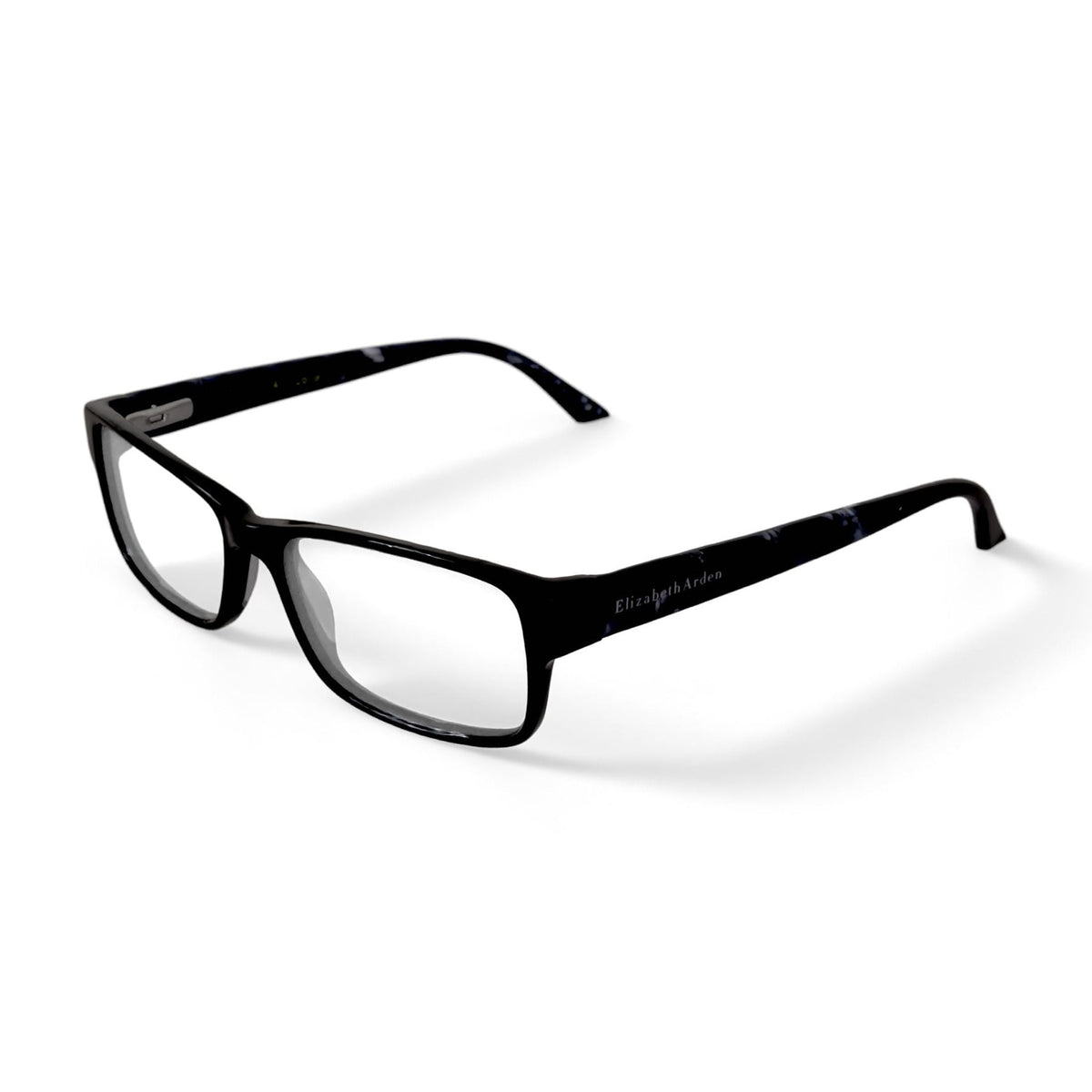 Elizabeth Arden Women's EA1122 Rectangular Prescription Eyeglasses with Case, Black