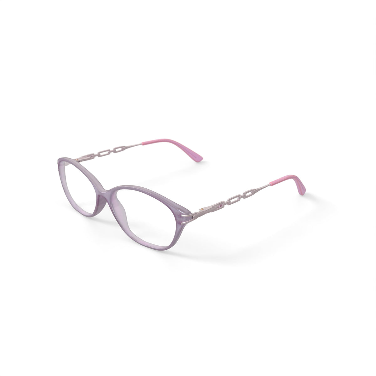 Women's SL1545 Oval Prescription Eyeglasses with Case, Purple