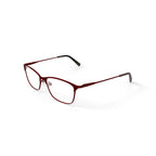 Love Ellen DeGeneres Womens Touro Prescripton Eyeglasses with Case, Matte Burgundy