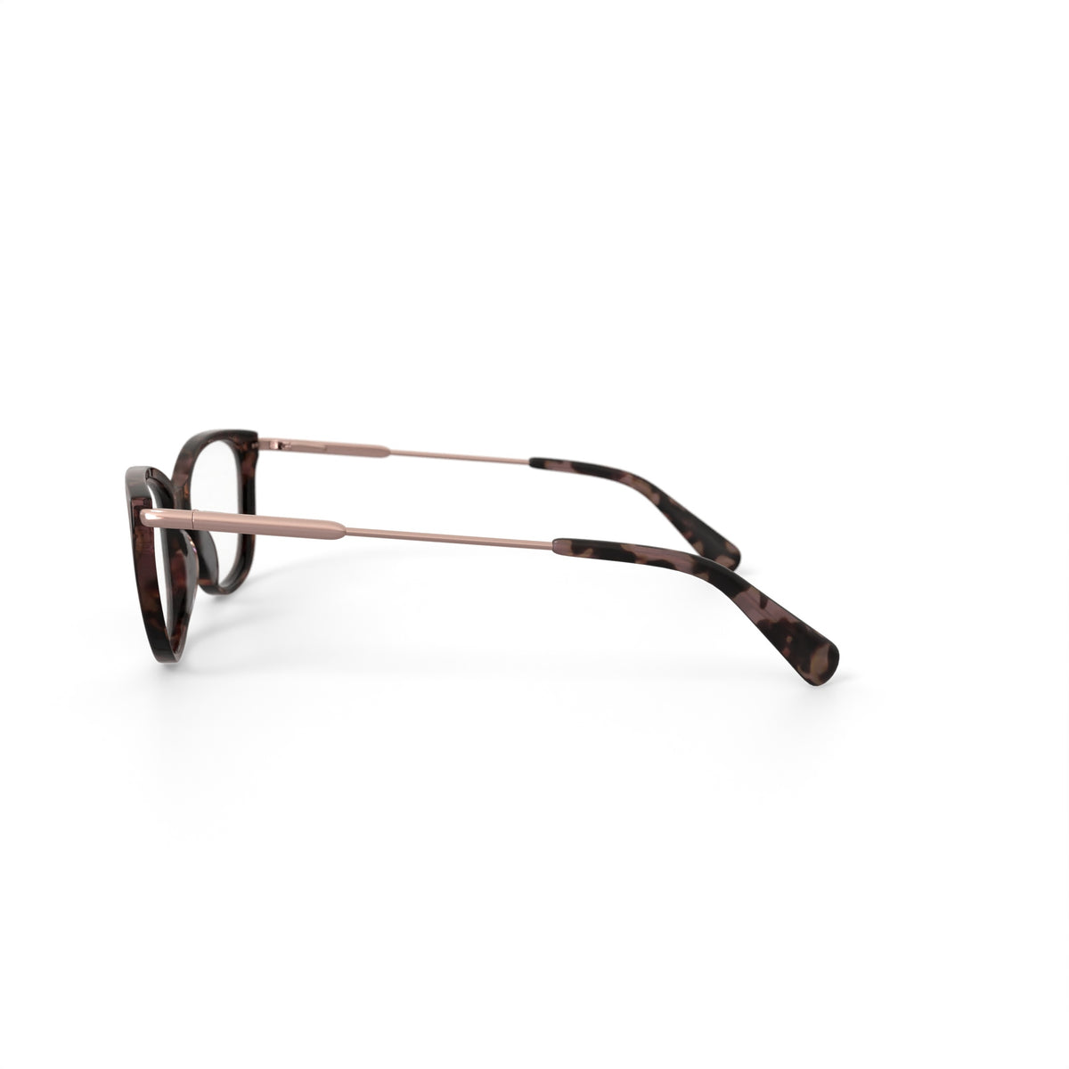 Kenneth Cole Women's KC0839-1 Square Prescription Eyeglasses with Case, Purple Tortoise
