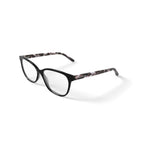 Elizabeth Arden Women's EA1203 Square Prescription Eyeglasses with Case, Black