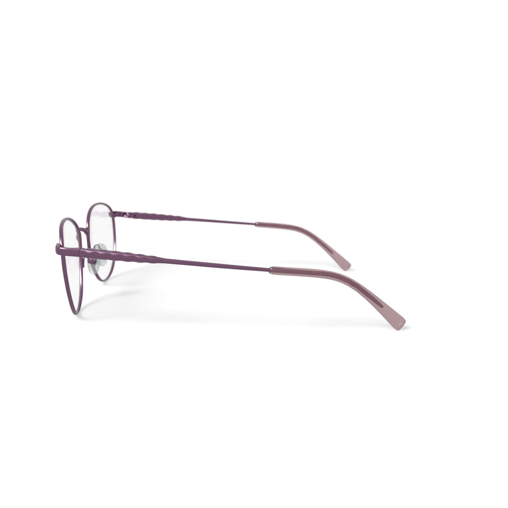 Women's FM19031 Oval Prescription Eyeglasses with Case, Pink