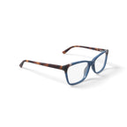 Women's MV025 Kelley Square Prescription Eyeglasses with Case, Blue