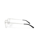 Men's MK10405 Square Prescription Eyeglasses with Case, Silver