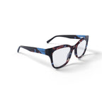 Reverb Women's RVLO6048 Prescription Eyeglasses with Case, Blue Tortoise