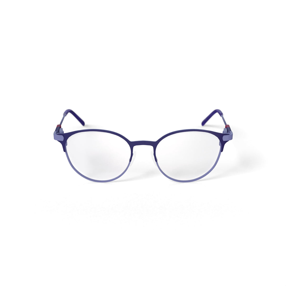 Women's Azariah Round Prescription Eyeglasses with Case, Purple
