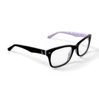 Baby Phat Women's BV270 Square Prescription Eyeglasses with Case, Black