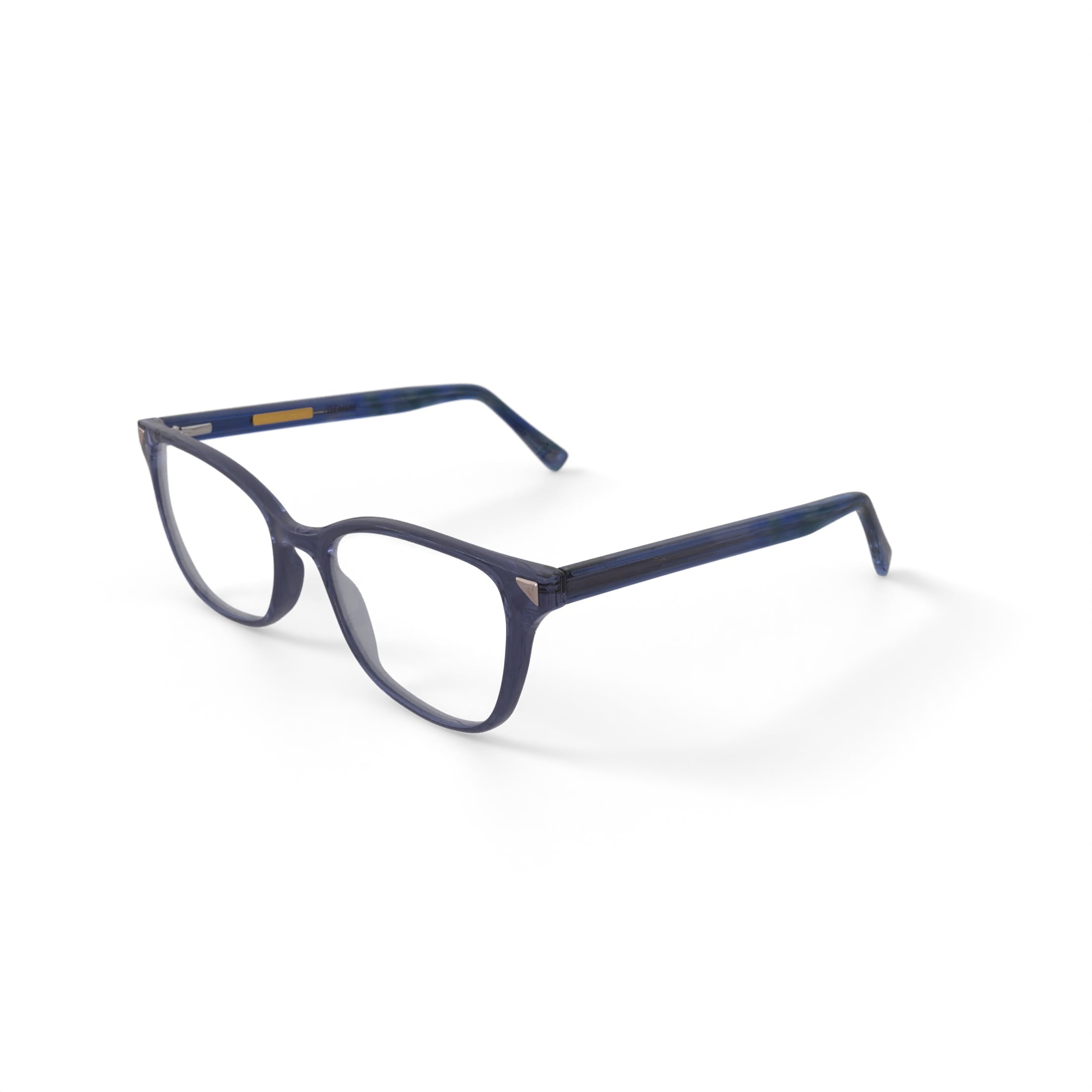Women's Gemma Square Prescription Eyeglasses with Case, Gray