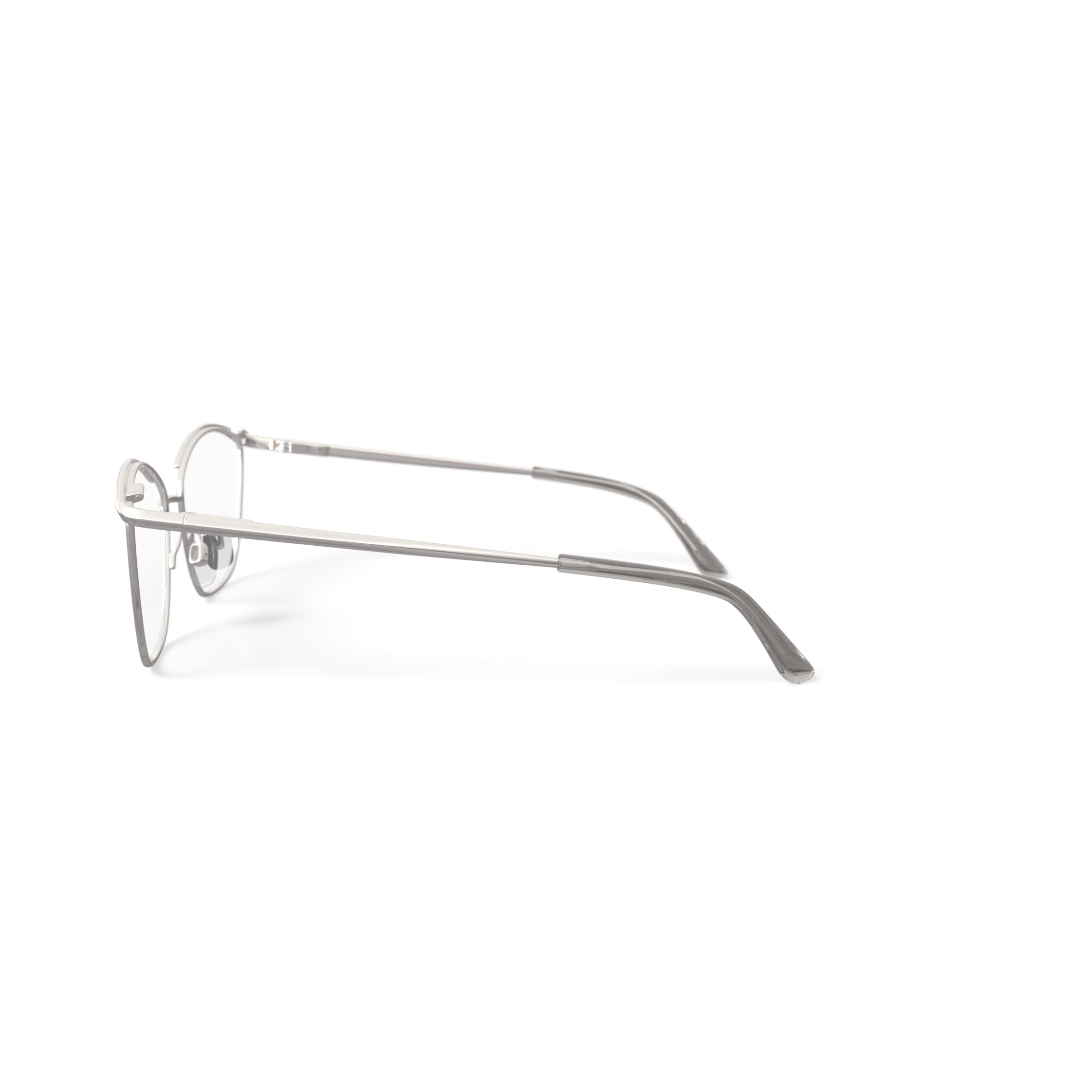 Women's MV016 Chelsea Cat Eye Prescription Eyeglasses with Case, Silver
