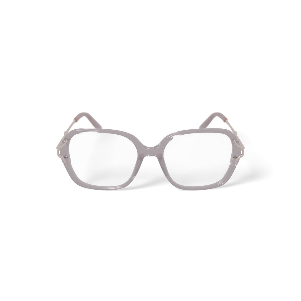 Women's SLH08Z Square Prescription Eyeglasses with Case, Pink