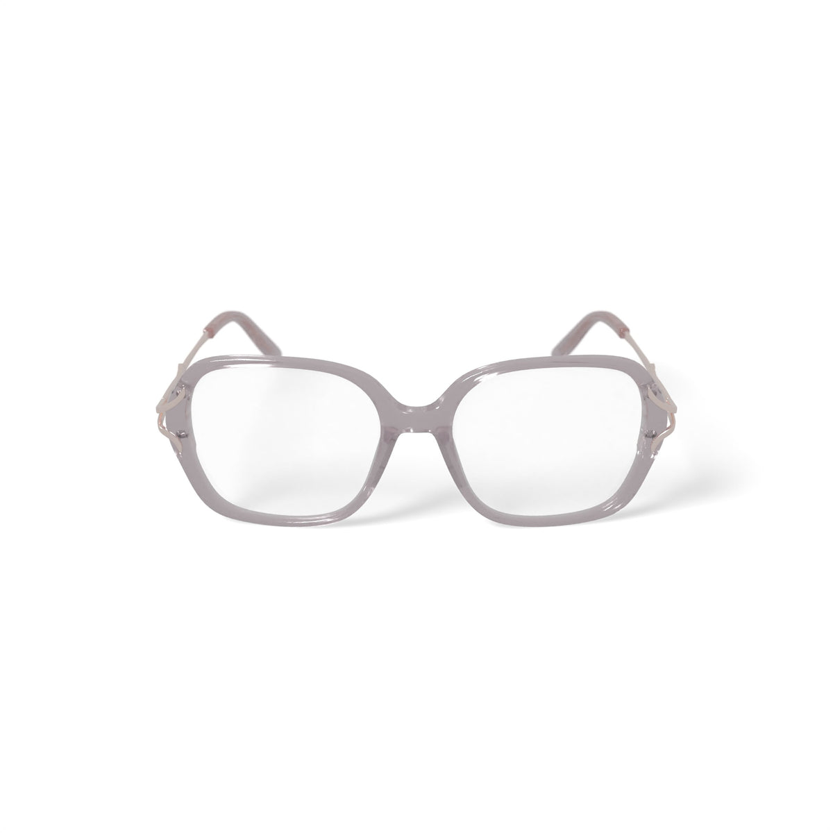 Women's SLH08Z Square Prescription Eyeglasses with Case, Pink