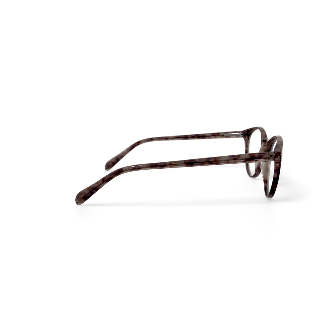 M America Women's Bijou Round Prescription Eyeglasses with Case, Light Tortoise