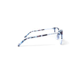 Bebe Women's BB4191 Prescription Eyeglasses with Case, Blue Gradient