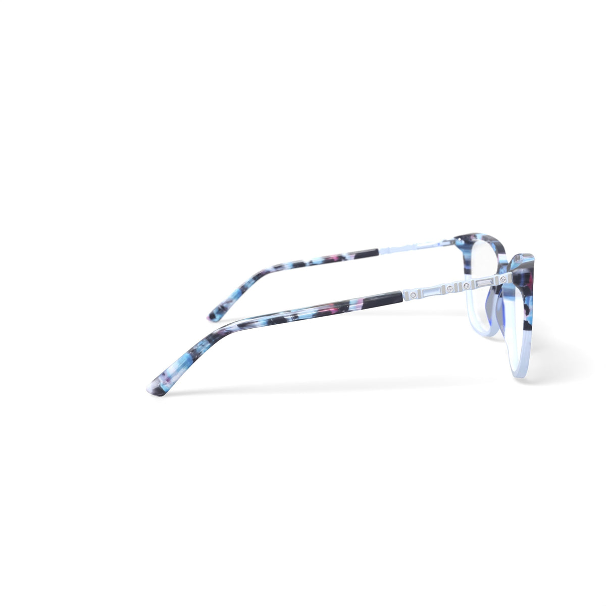 Bebe Women's BB4191 Prescription Eyeglasses with Case, Blue Gradient