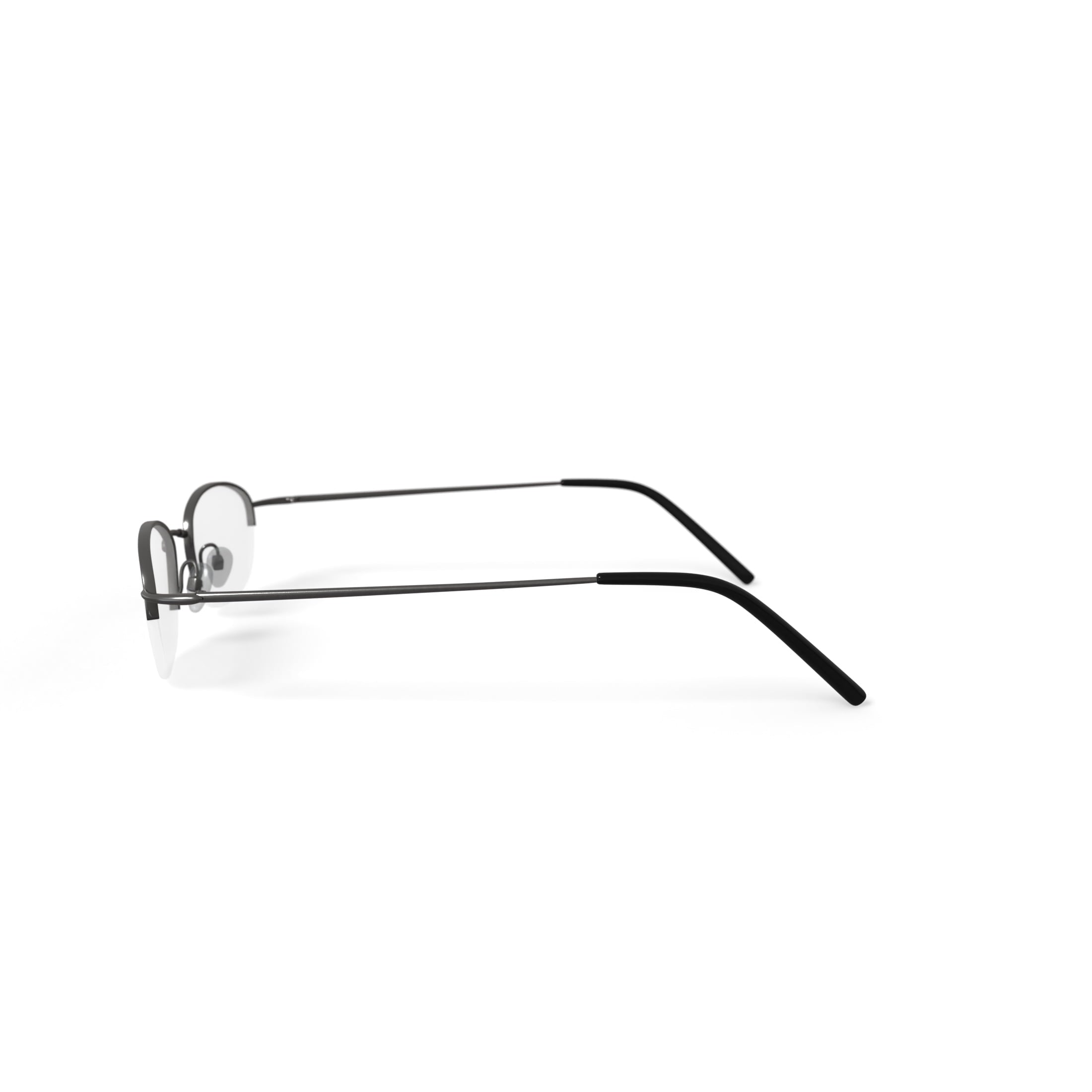 TiFlex Men's T1518 Oval Oval Prescription Eyeglasses with Case, Dark Pewter