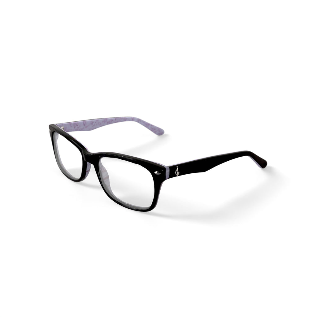 Baby Phat Women's BV270 Square Prescription Eyeglasses with Case, Black