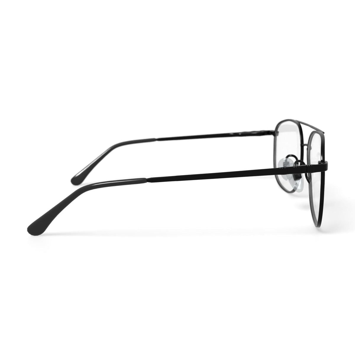 Men's ST143 Square Prescription Eyeglasses with Case, Gunmetal