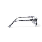 M America Women's Halsey Square Prescription Eyeglasses with Case, Gray