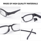 Adjustable Glasses Dial Vision Adjustable Focus Reading Glasses Blue Light Blocking Zoom Eyeglasses for Men and Women