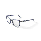 Women's MV024 Cheryl Square Prescription Eyeglasses with Case, White Tortoise
