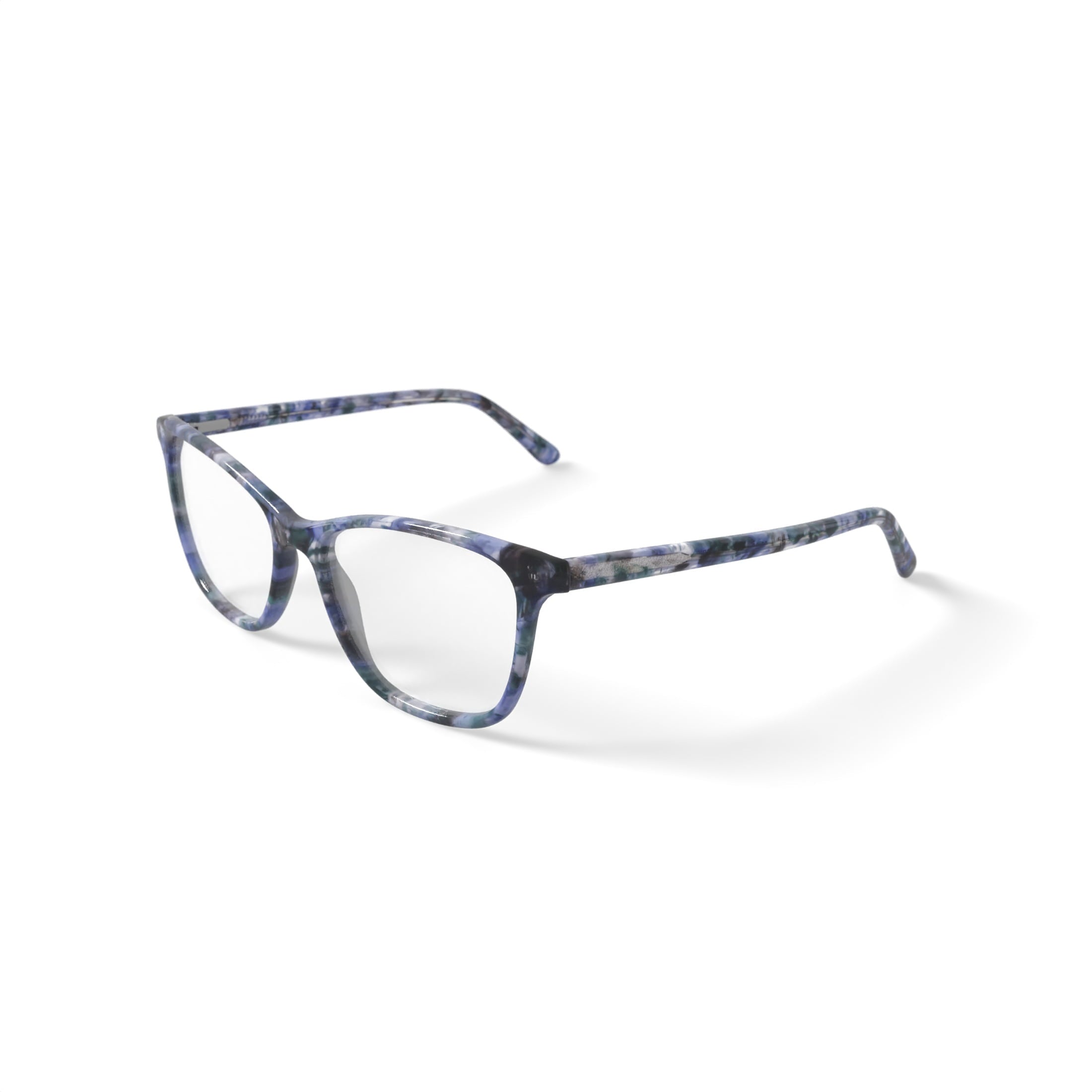 Women's MV024 Cheryl Square Prescription Eyeglasses with Case, White Tortoise