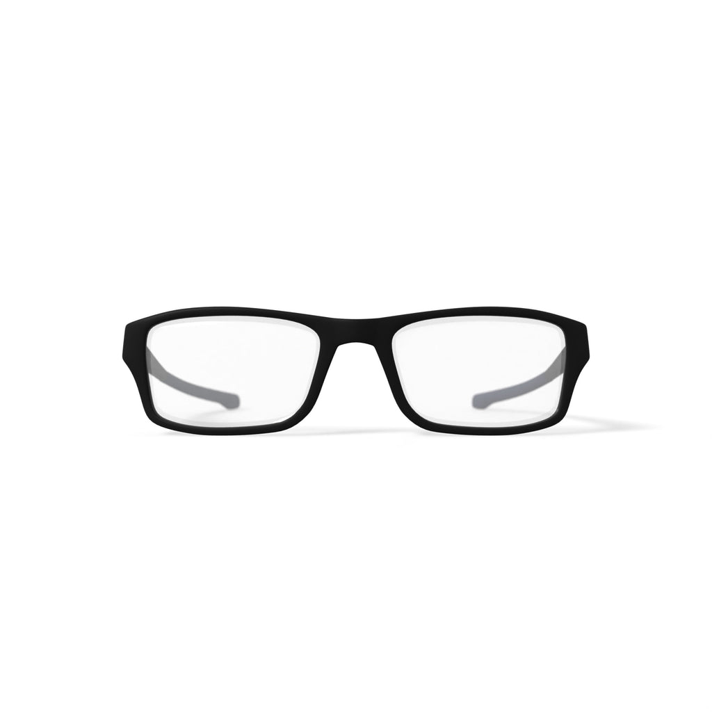 Oakley Unisex Rectangular Chamfer Eyeglasses Satin Black 53mm