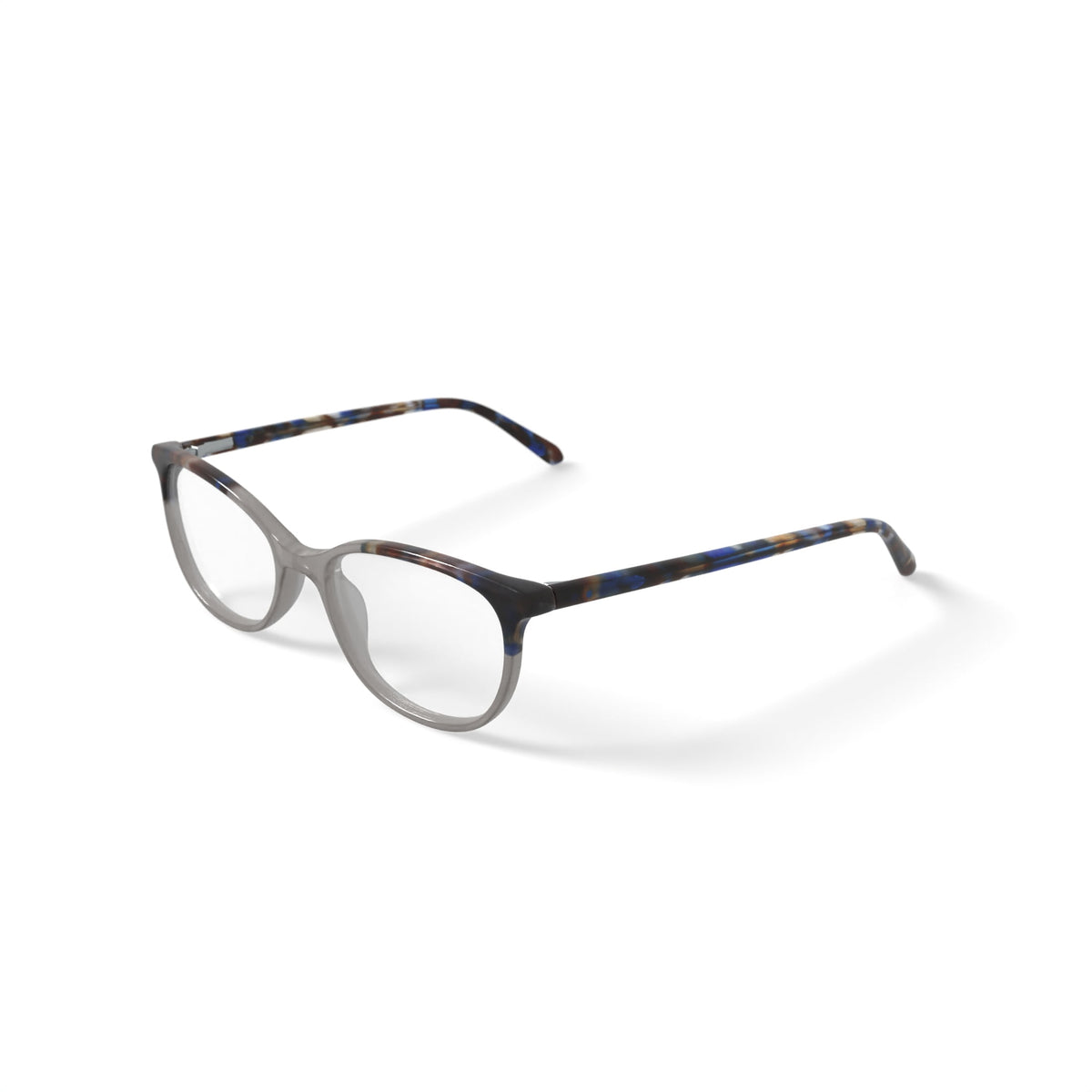 Flower Women's FLR6051 Prescription Eyeglasses with Case, Amber Crystal