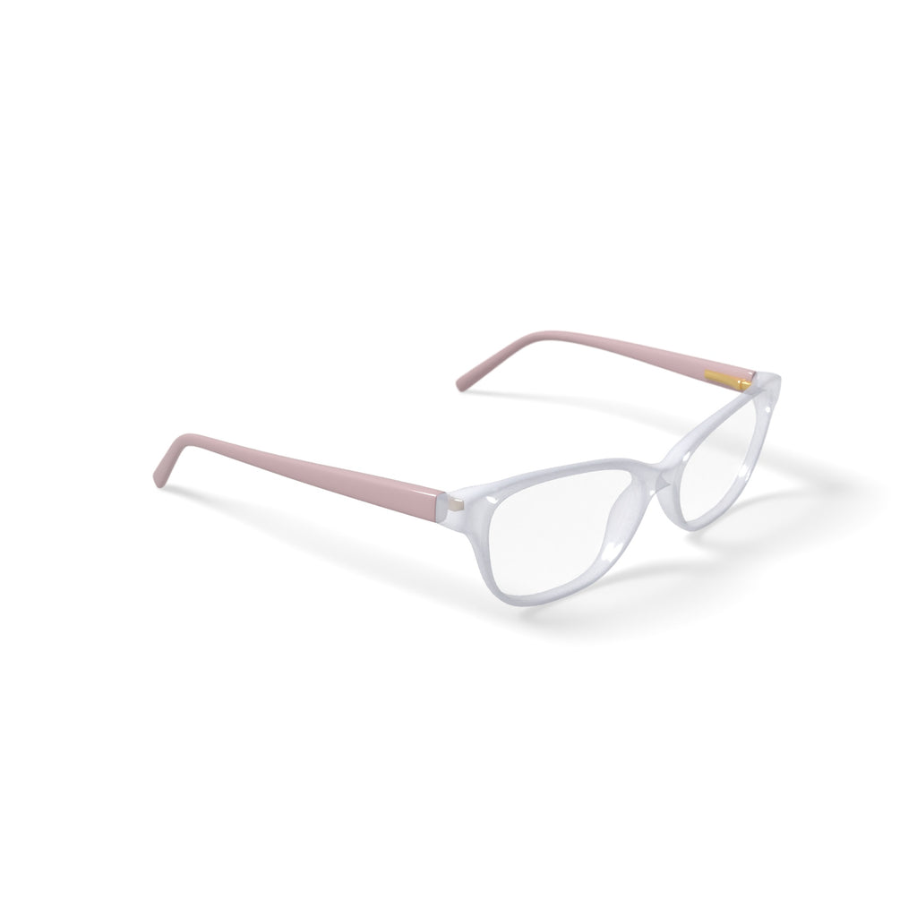 Women's DK5011 Prescription Eyeglasses with Case, Nude
