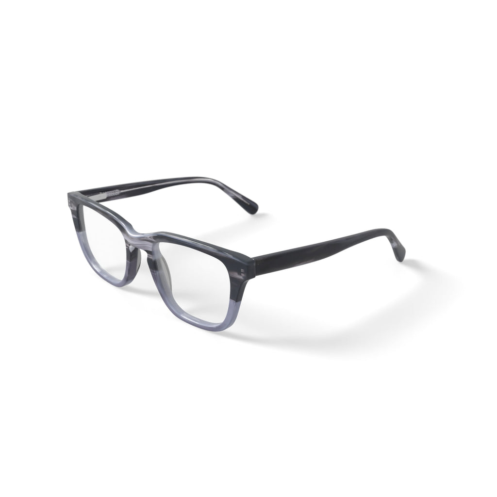 Men's MC003 Anthony Square Prescription Eyeglasses with Case, Grey Tortoise
