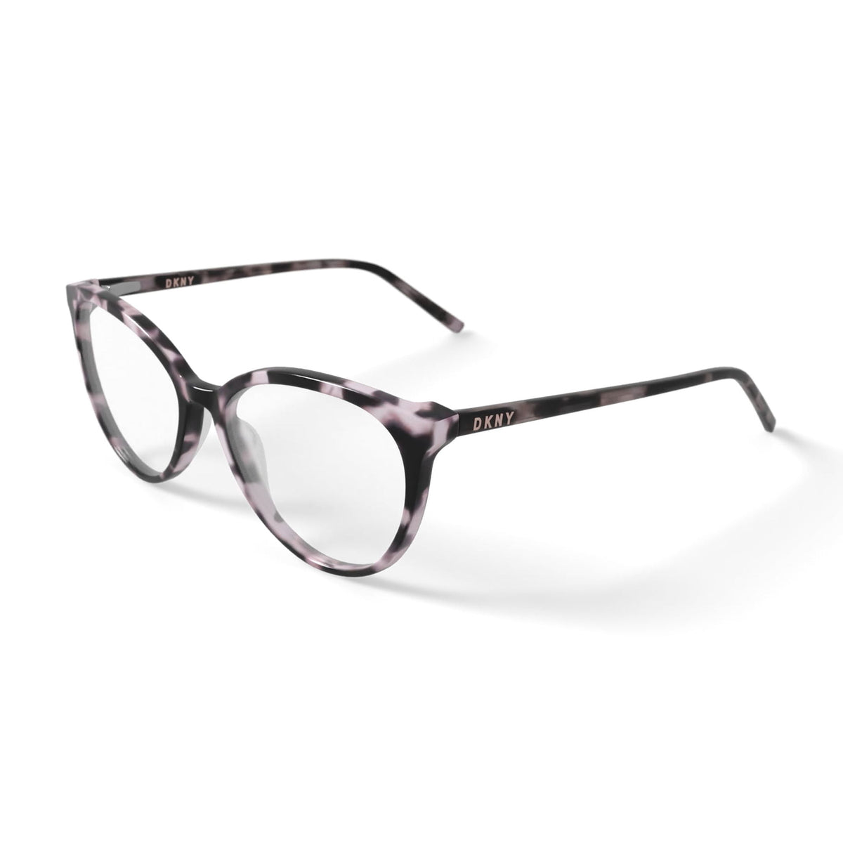 Women's DK5003 Prescription Eyeglasses with Case, Blush Pink Tortoise