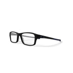 Oakley Unisex Rectangular Chamfer Eyeglasses Satin Black 53mm