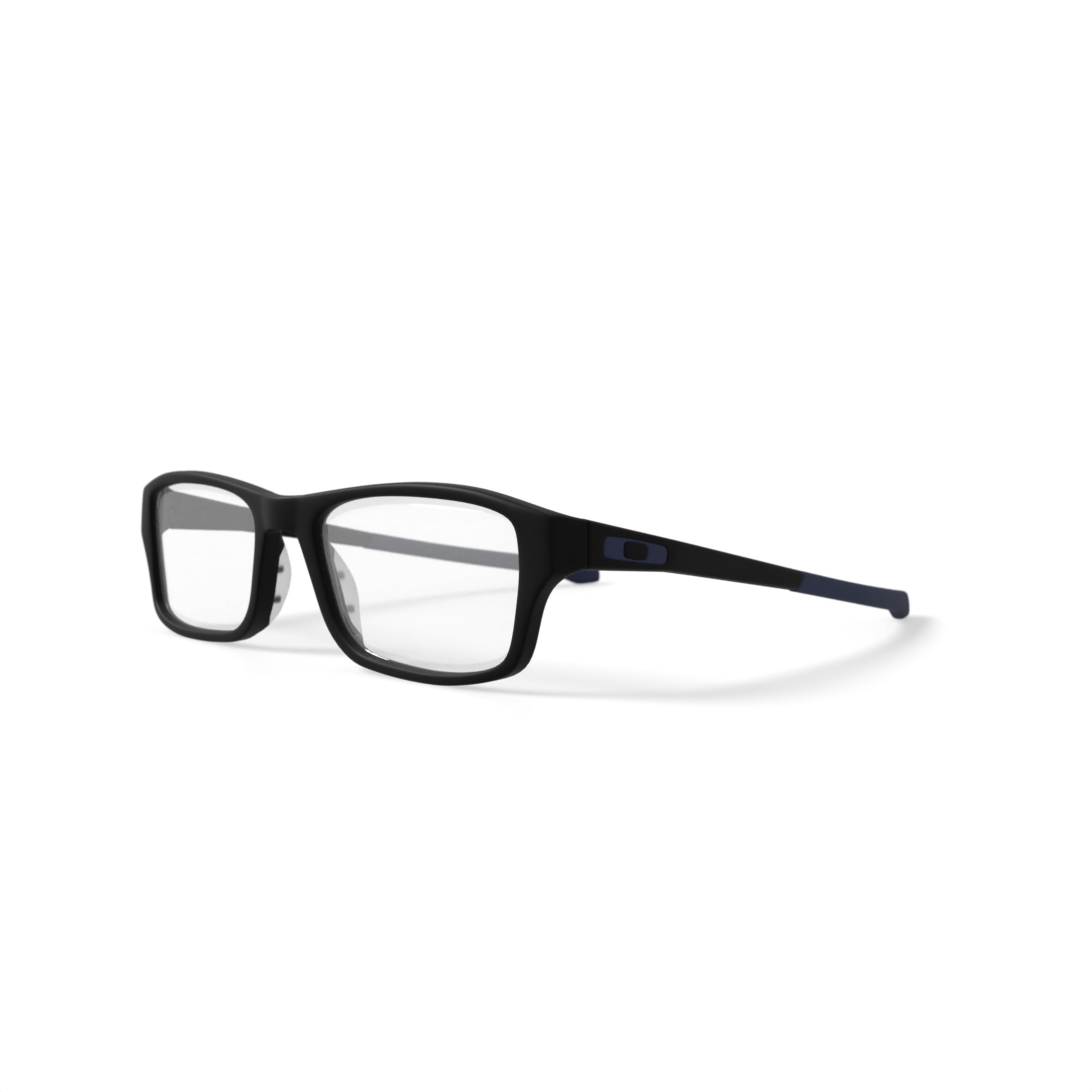 Oakley Unisex Rectangular Chamfer Eyeglasses Satin Black 53mm