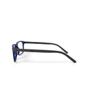 Men's M0501 Square Prescription Eyeglasses with Case, Navy Blue