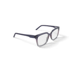 Women's MC014 Nyobi Square Prescription Eyeglasses with Case, Gray Pink