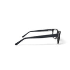 Men's DNA4012 Rectangular Prescription Eyeglasses with Case, Black