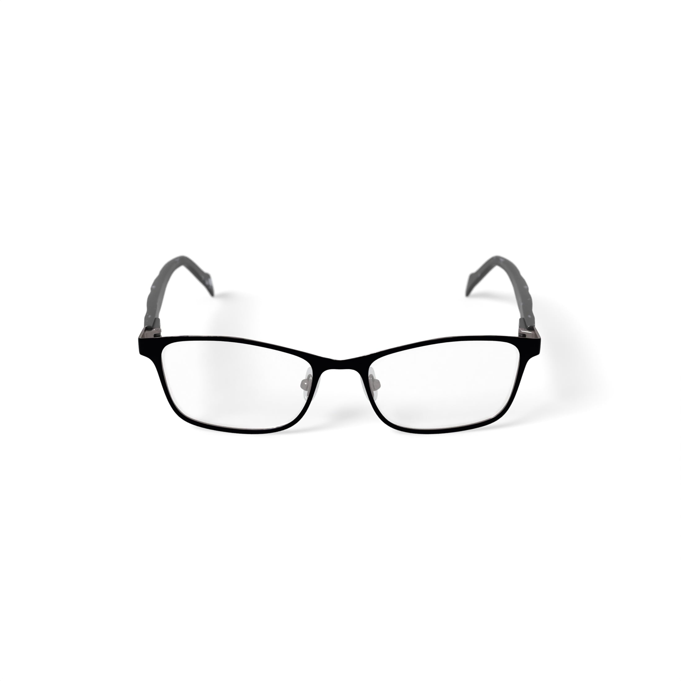 Women's Emma Rectangular Prescription Eyeglasses with Case, Black