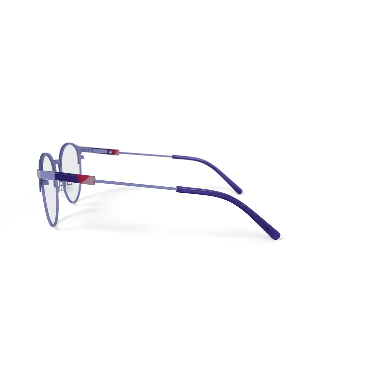 Women's Azariah Round Prescription Eyeglasses with Case, Purple
