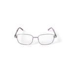 Madison Avenue Women's MAL109 Square Prescription Eyeglasses with Case, Shiny Blush