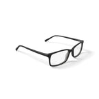 Men's DNA4002 Rectangular Prescription Eyeglasses with Case, Black