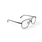 Men's ST143 Square Prescription Eyeglasses with Case, Gunmetal