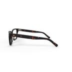 Men's MV014 Curtis Square Prescription Eyeglasses with Case, Shiny Black