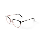 Women's HC280 Cat Eye Prescription Eyeglasses with Case, Black/Gold