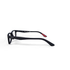  Unisex Size 54 Rectangular RB5277 Optics Prescription Eyeglasses with Case, Sand Black
