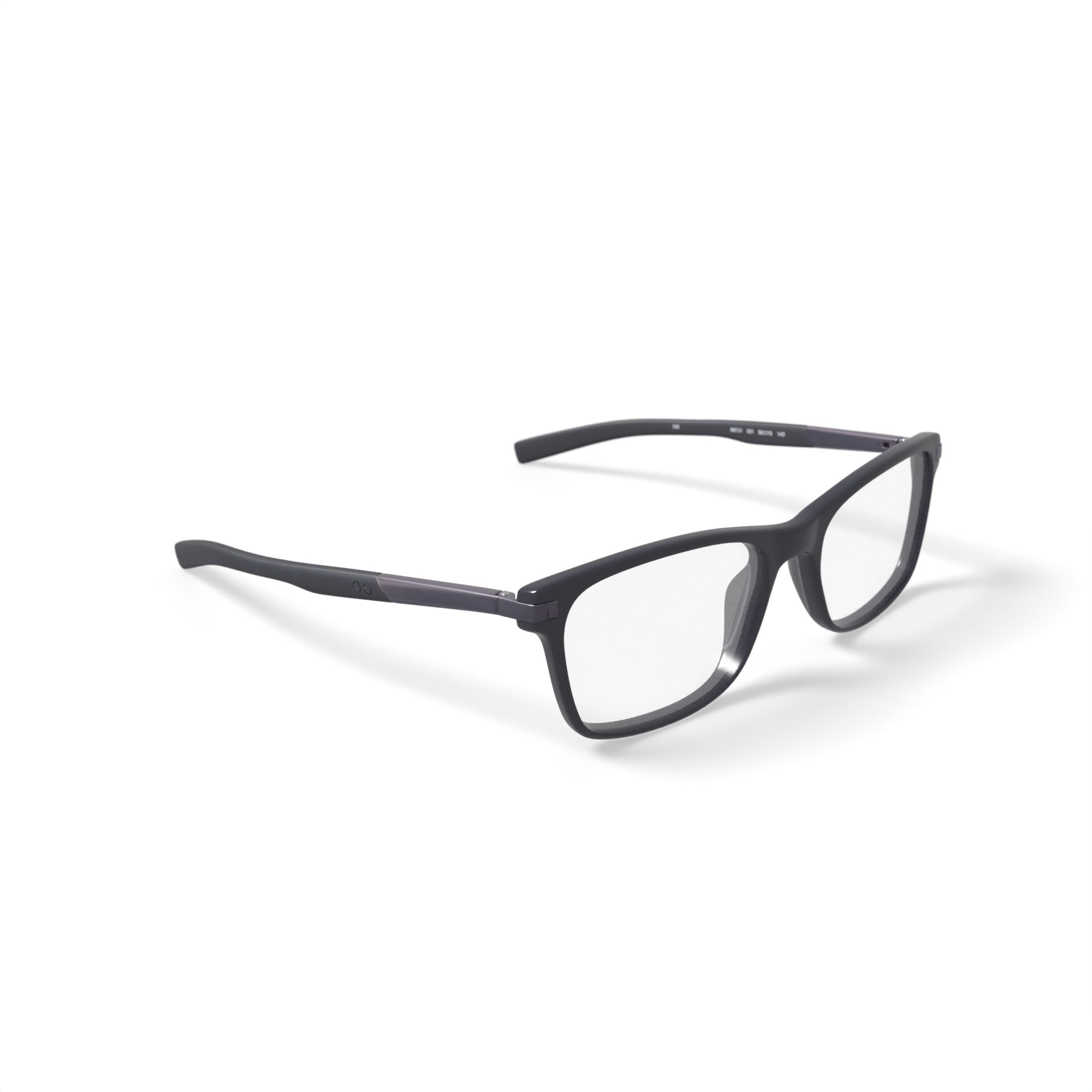 Men's N8131 Prescription Eyeglasses with Case, Black