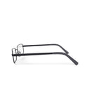 Men's W127 Rectangular Prescription Eyeglasses with Case, Gunmetal